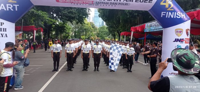 BSP Ikuti Gerak Jalan Satpam di PMJ