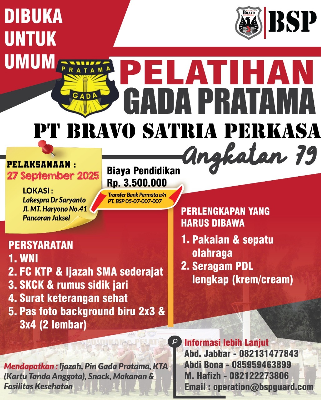 pelatihan satpam gada pratama